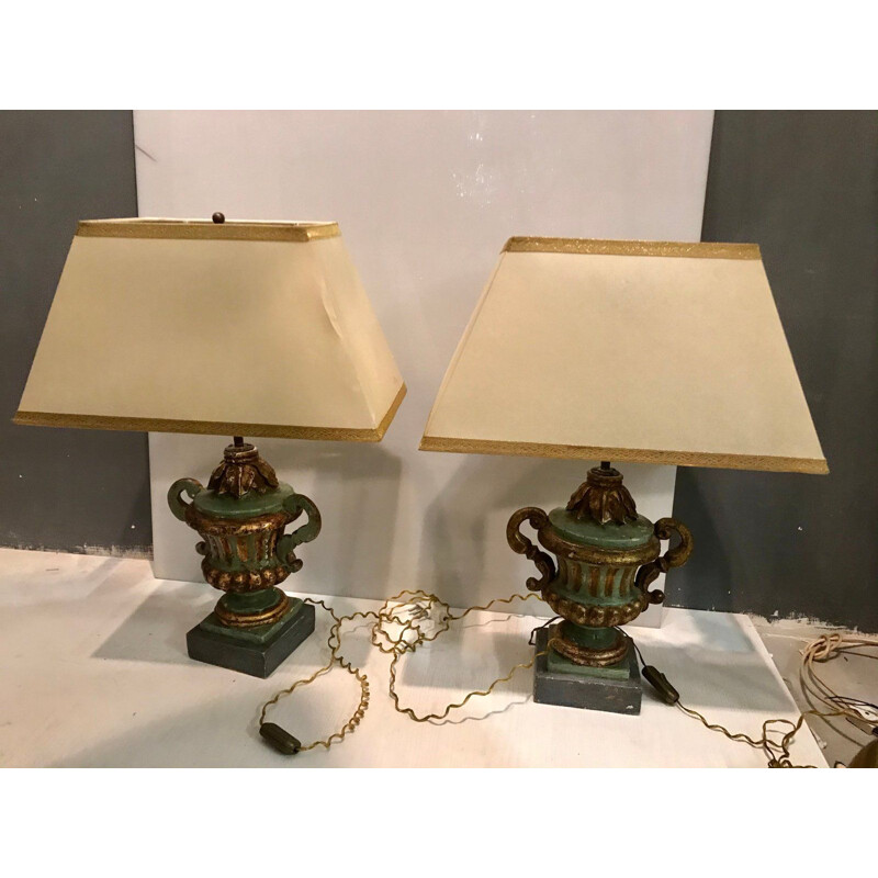 Pair of vintage Table Lamps 1950s