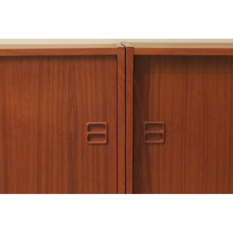 Pair of vintage Teak Credenzas Sideboard, Danish 1960s