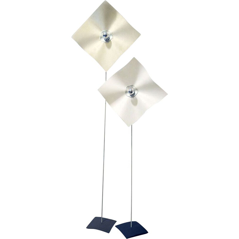 Paire de lampadaire vintage de Mario Bellini pour Artemide 1970