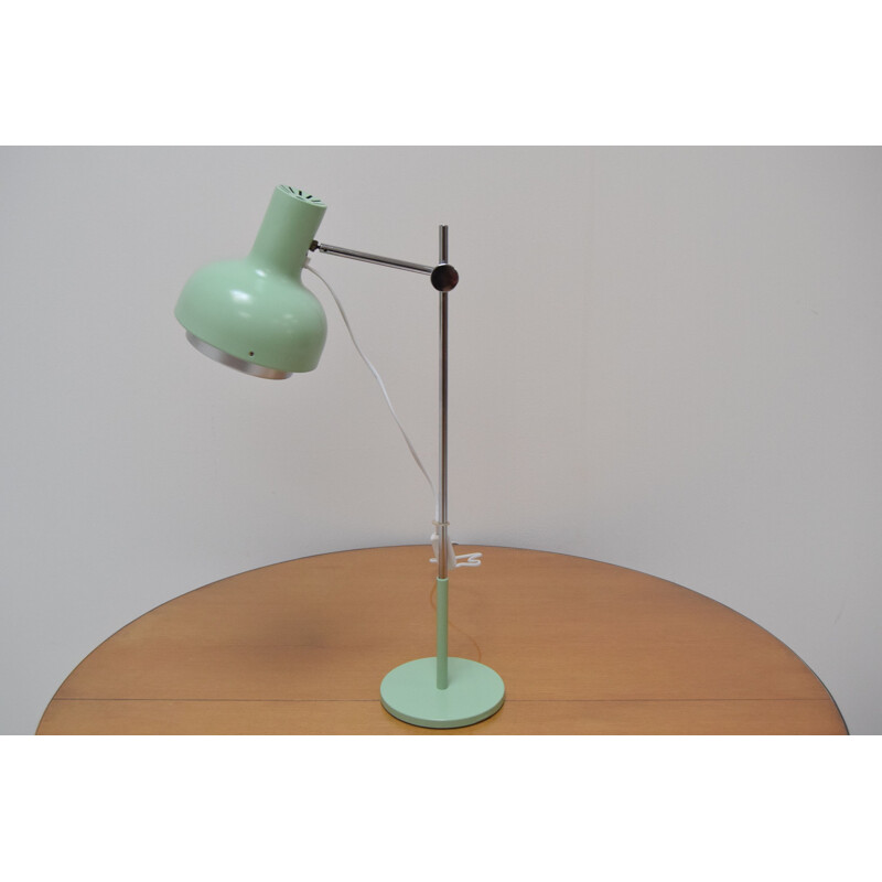 Lampe vintage ajustable en métal laqué de Josef Hurka pour Napako, Tchécoslovaquie 1960