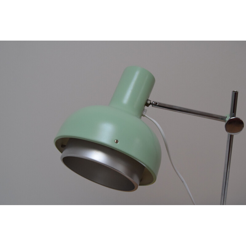 Lampe vintage ajustable en métal laqué de Josef Hurka pour Napako, Tchécoslovaquie 1960