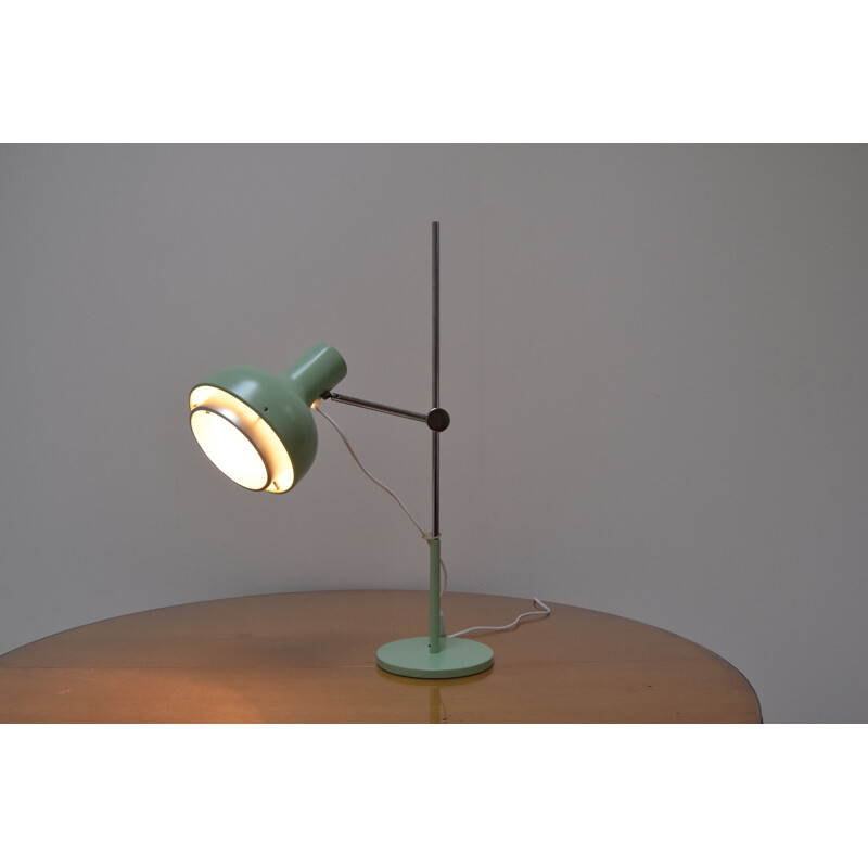 Lampe vintage ajustable en métal laqué de Josef Hurka pour Napako, Tchécoslovaquie 1960