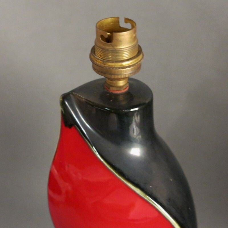 Vintage-Tischlampe aus Keramik aus Vallauris, Französisch 1959