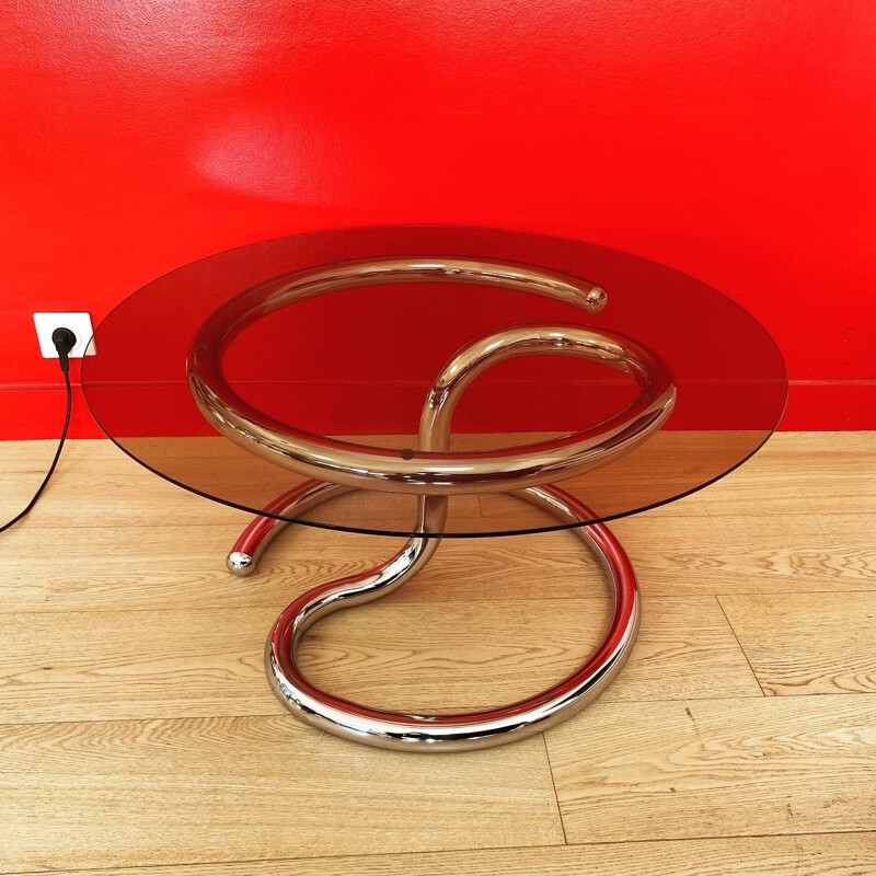 Vintage Anaconda coffee table by Paul Tuttle for Strässle 1971