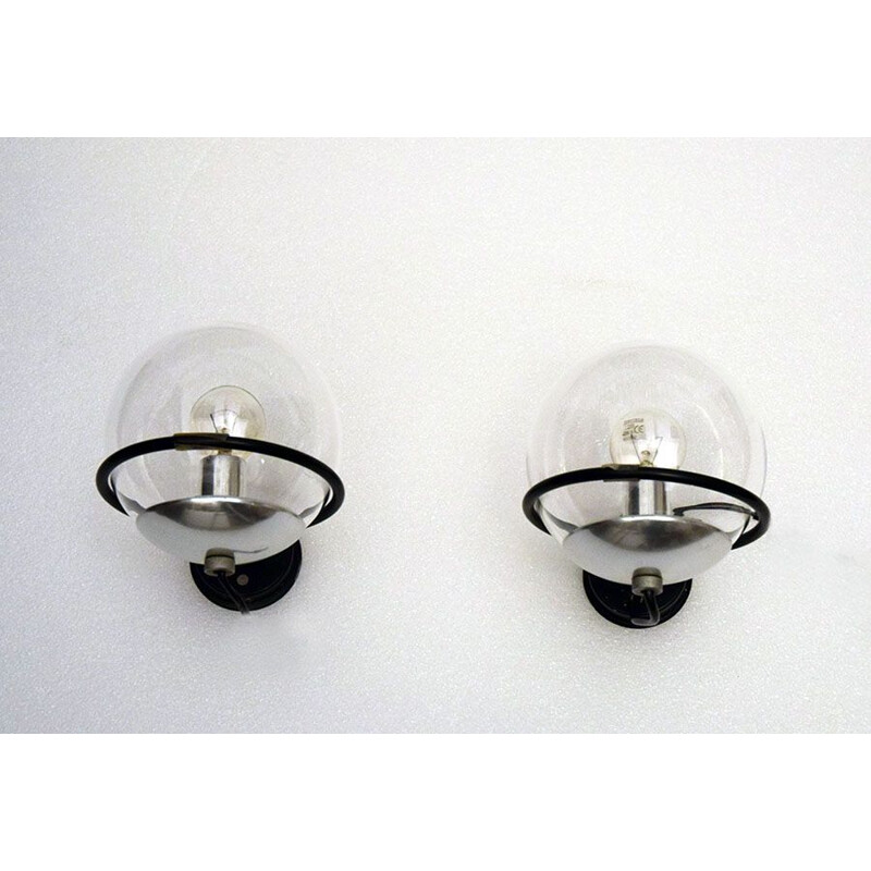 Pair of vintage sconces, model 2381, by Gino Sarfatti for Arteluce, 1952