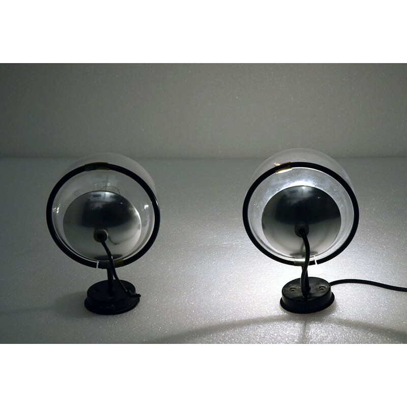 Pair of vintage sconces, model 2381, by Gino Sarfatti for Arteluce, 1952