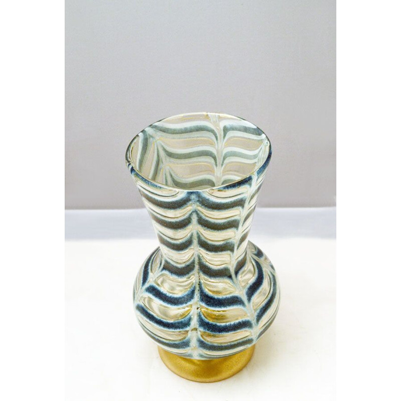 Vintage Graffito Barbarico Vase by Ercole Barovier for Barovier & Toso, 1969