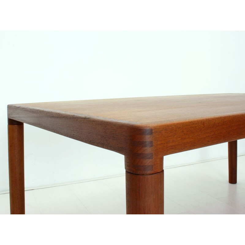 Scandinavian Bramin Møbler coffee table in teak wood, Henry W. KLEIN - 1960s