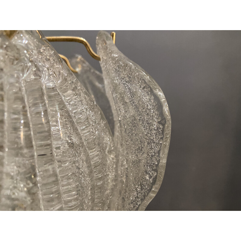Vintage Murano glass pendant lamp