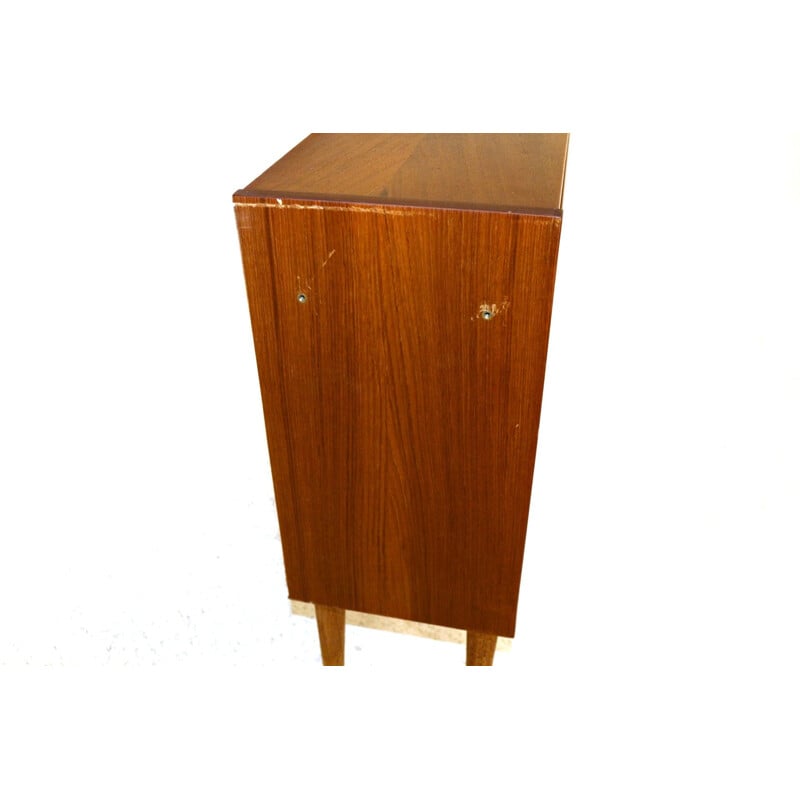 Vintage teak console-window, Sweden 1960