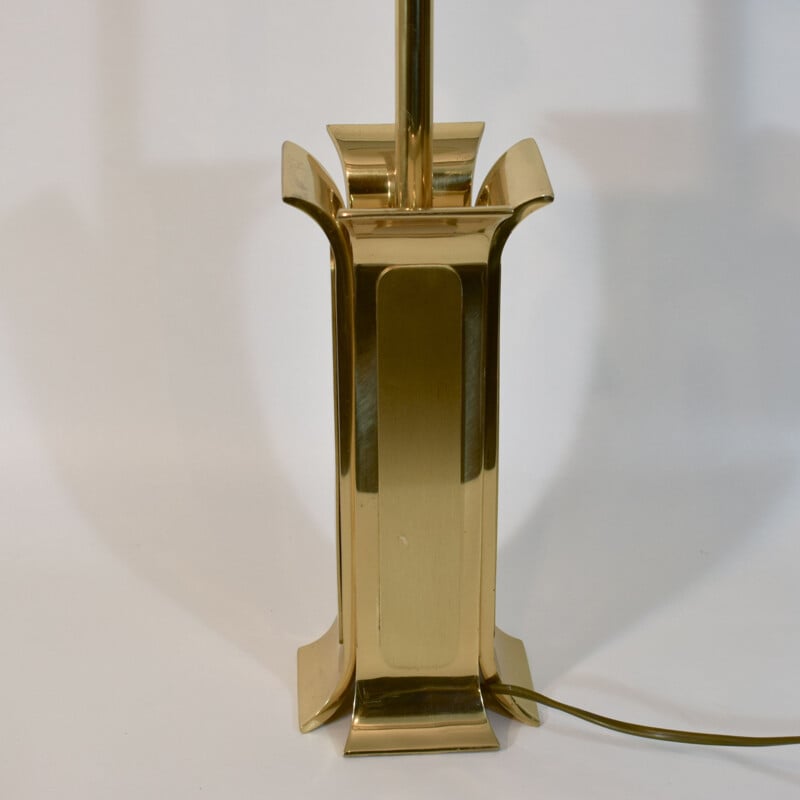 Vintage solid brass lamp 1970