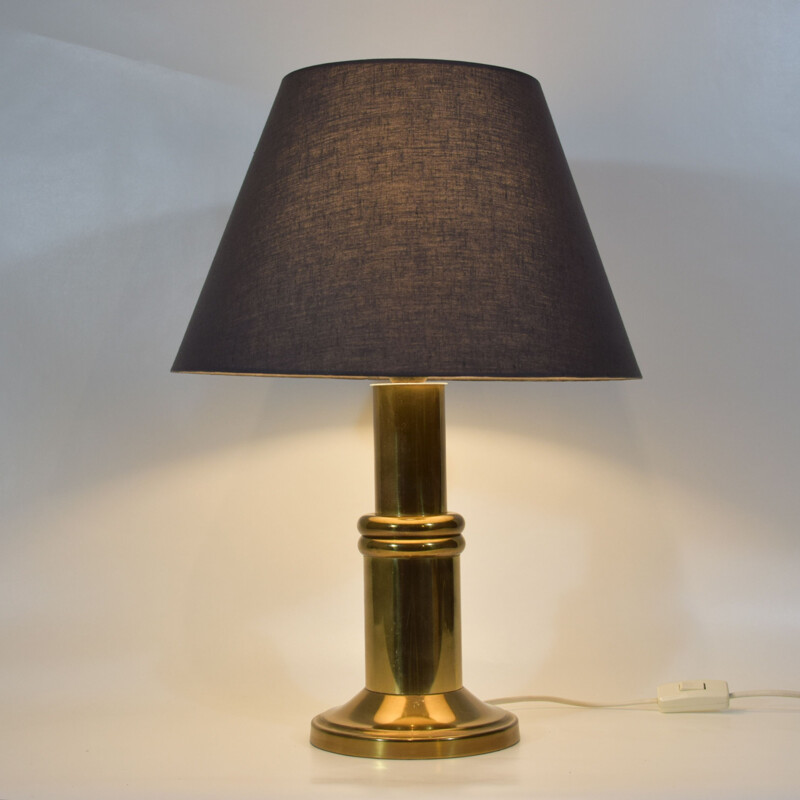 Lampe de table vintage en laiton, 1960