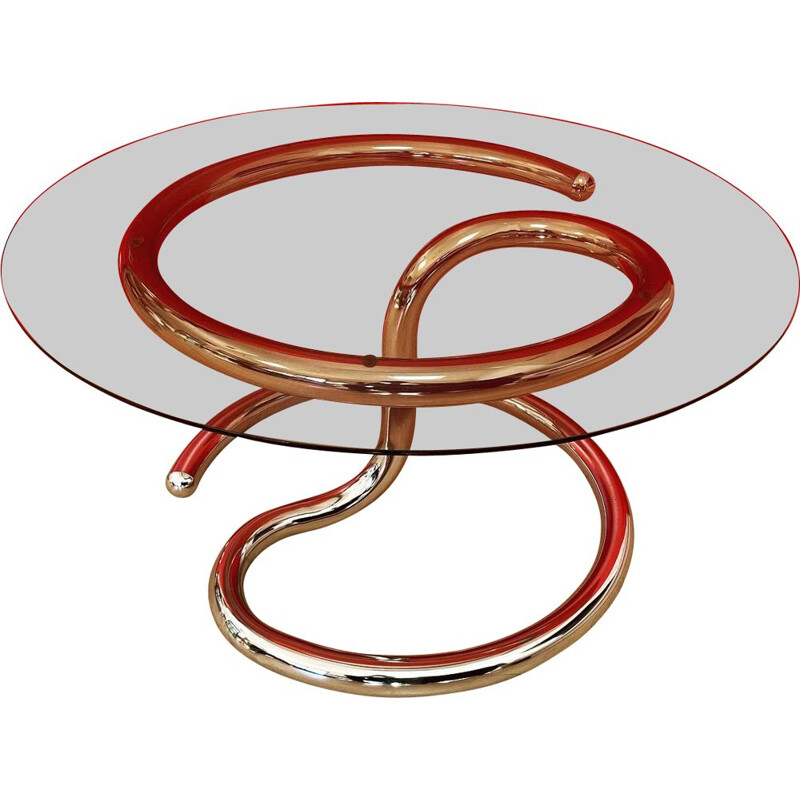 Vintage Anaconda coffee table by Paul Tuttle for Strässle 1971