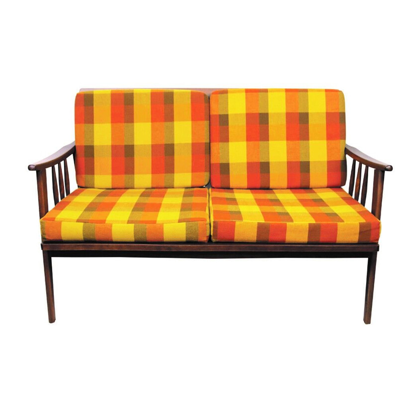 Vintage two-seater sofa, France 1960