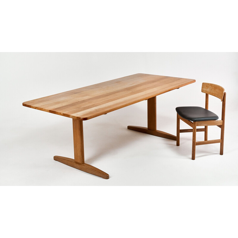 Vintage Shaker dining table by Borge Mogensen for C.M. Madsen, Denmark 1960