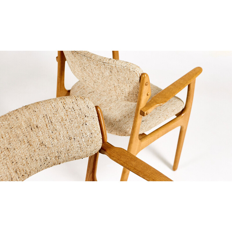 Vintage armchair model 49 by Erik Buch for Oddense maskinsnedkeri