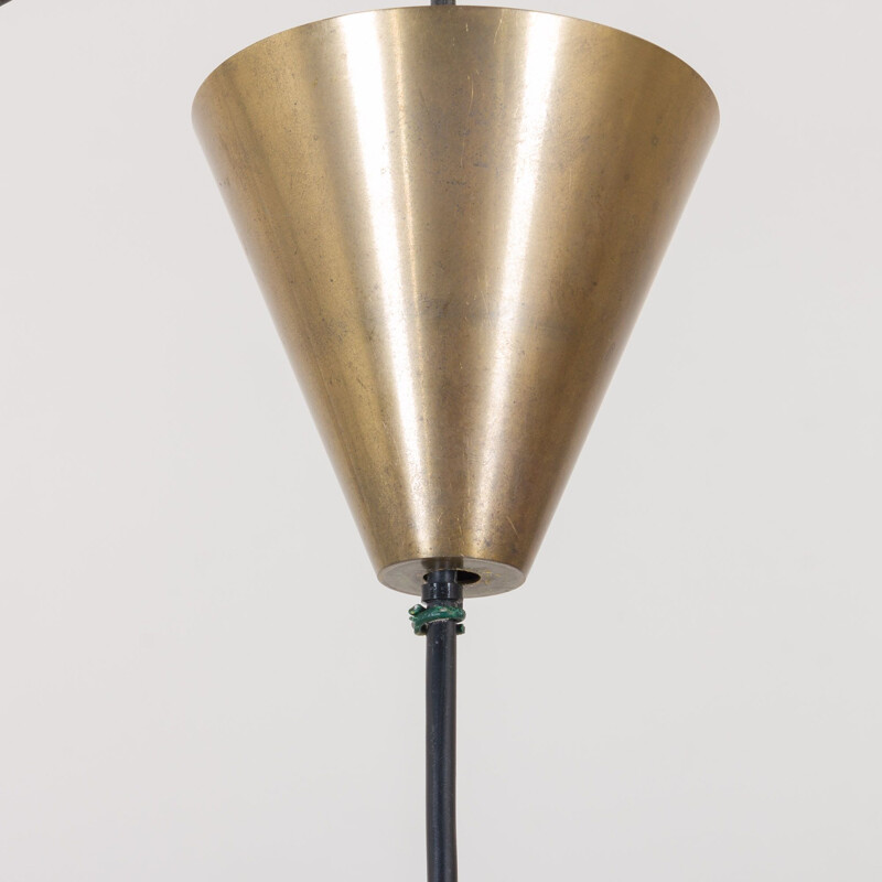 Vintage Brass Pendant Lamp by Carl Fagerlund for Orrefors 1960s