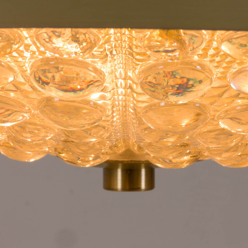 Vintage Brass Pendant Lamp by Carl Fagerlund for Orrefors 1960s