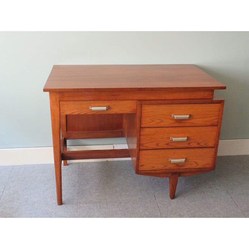 Vintage oak desk 1960s