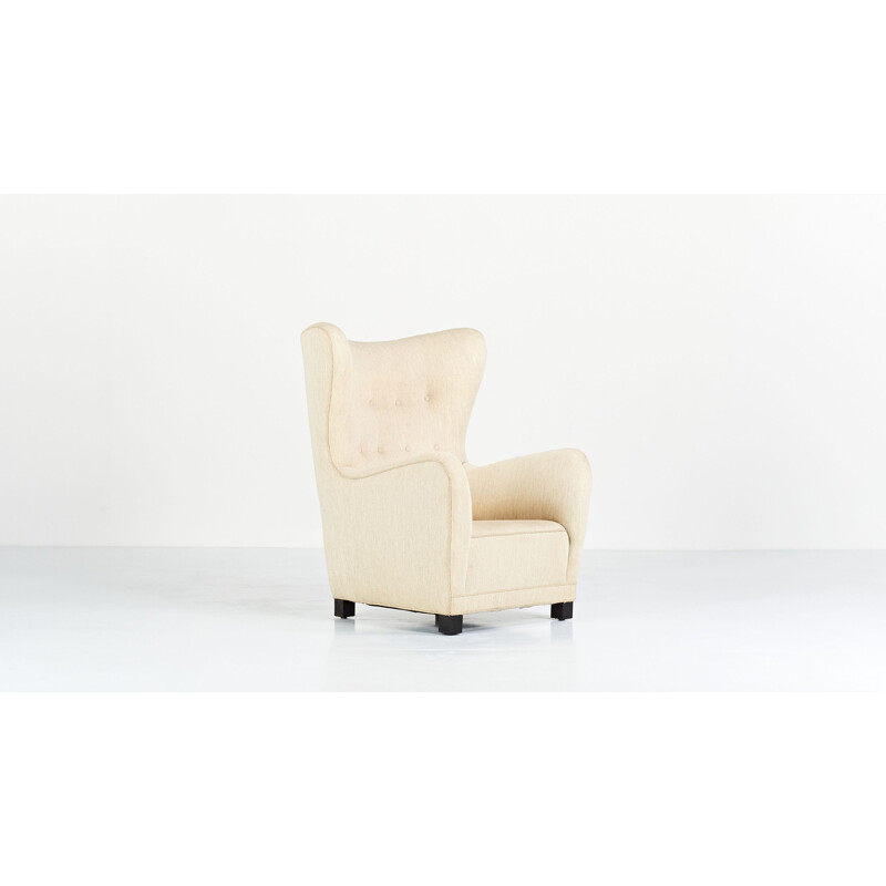 Vintage armchair FH-1672 by Fritz Hansen, Denmark 1940s