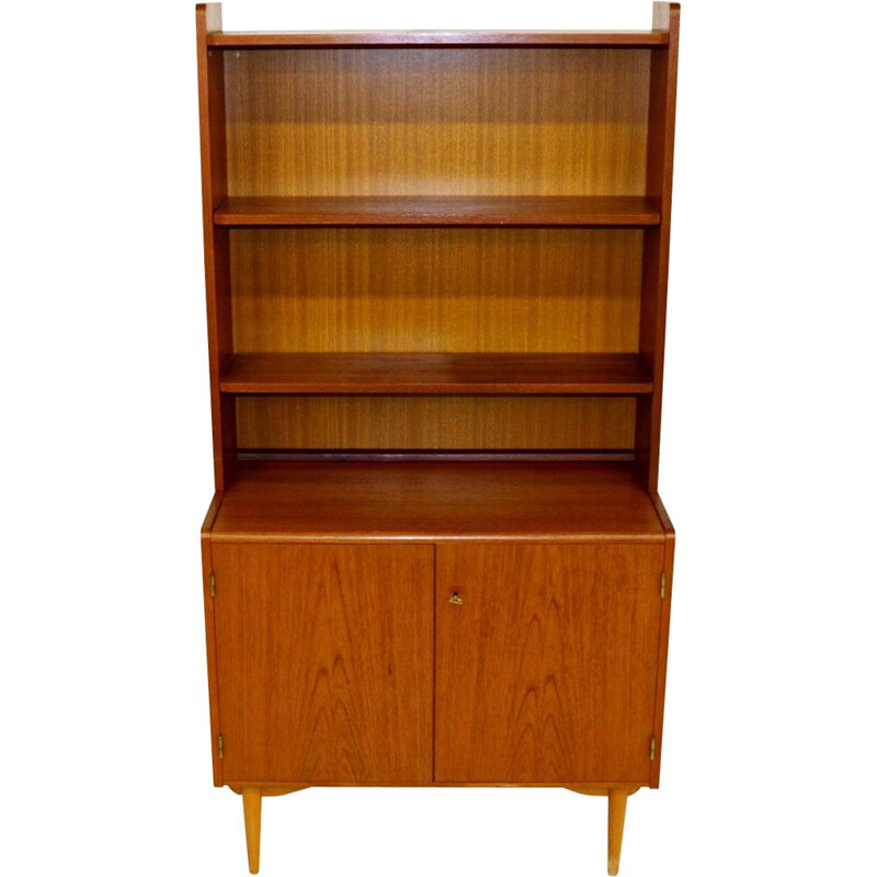 Vintage teak bookcase, Sweden 1960