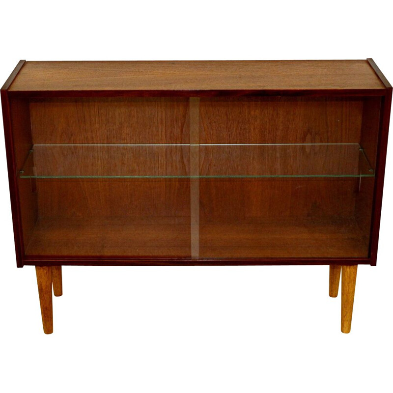 Vintage teak console-window, Sweden 1960