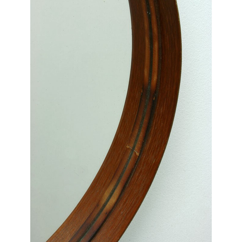 Glas Master Markaryd Scandinavian mirror with teak wood - 1960s