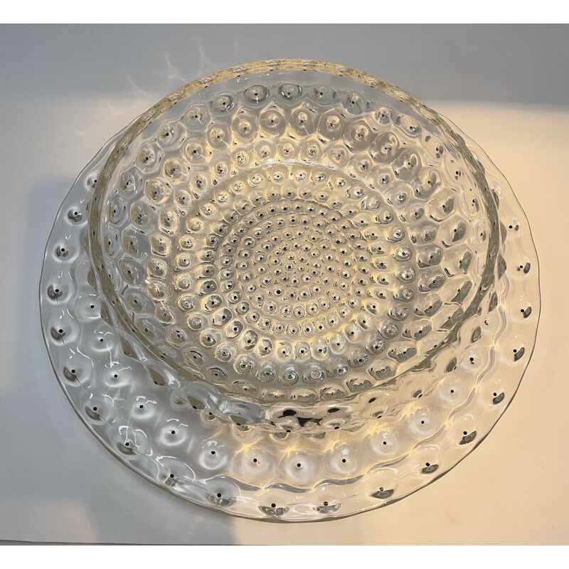 Vintage Plate And Bowl Model Cactus By René Lalique 1940s