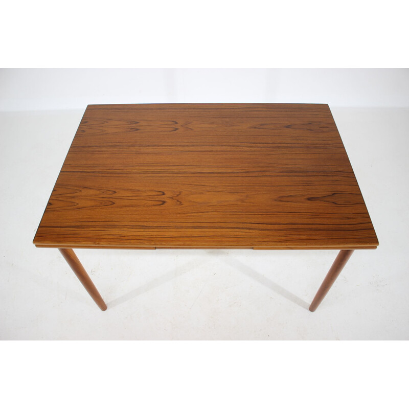 Vintage Teak Extendable Dining Table, Denmark 1960s