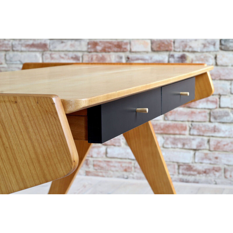 Vintage Helmut Magg Desk for WK Möbel, Germany 1950s