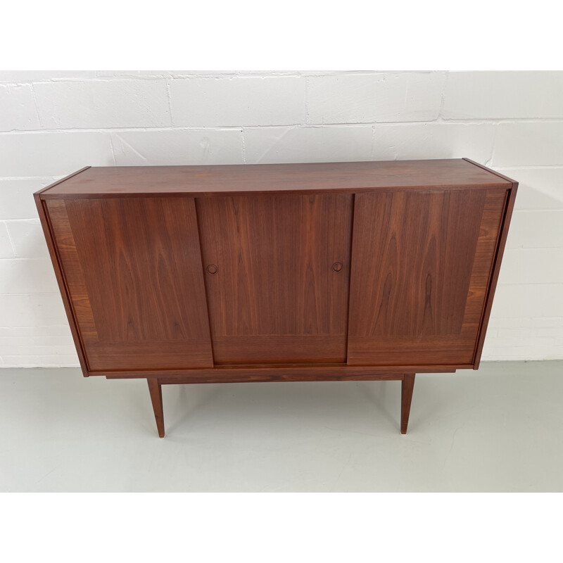 Vintage teak highboard, Denmark