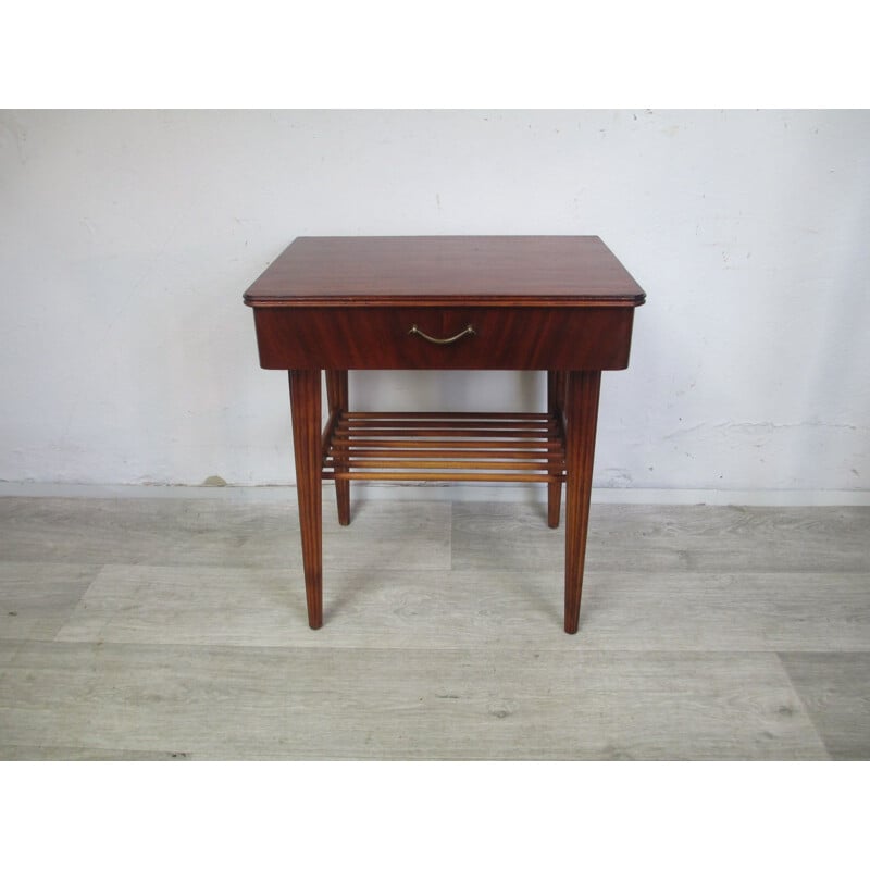 Vintage mahogany Side Table 1950s