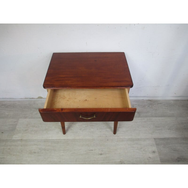 Vintage mahogany Side Table 1950s