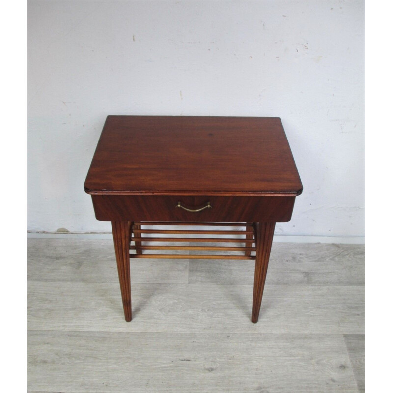 Vintage mahogany Side Table 1950s