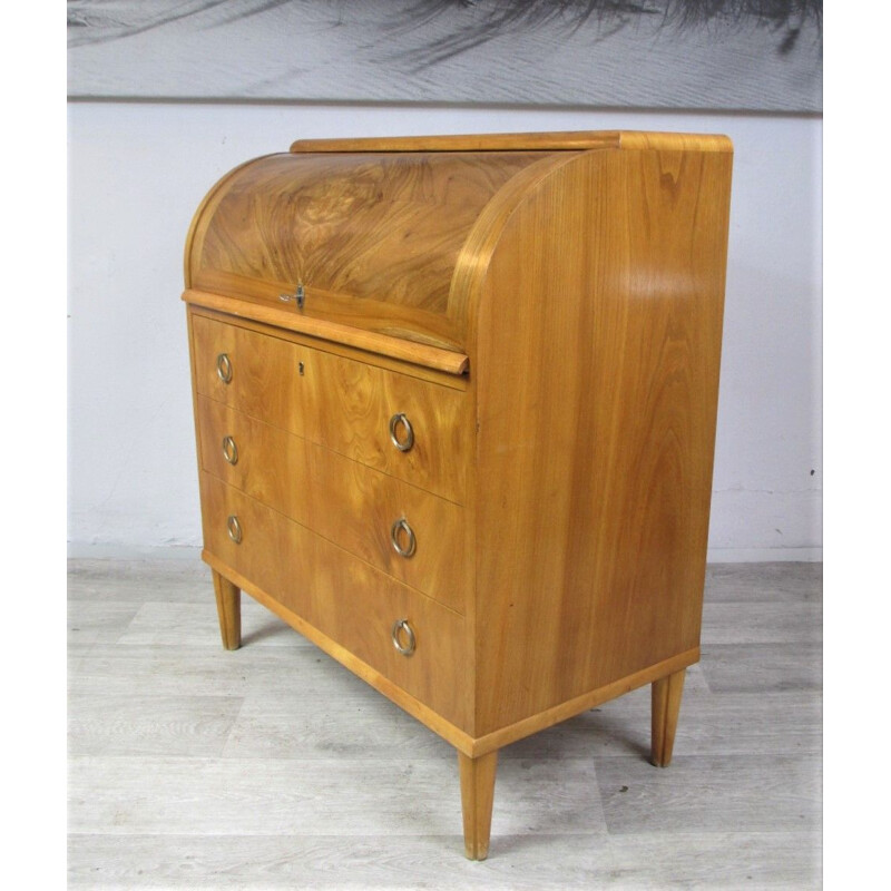 Vintage Secretary Desk, Sweden 1950s