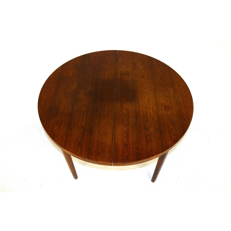 Vintage rosewood dining room table, Denmark 1960s
