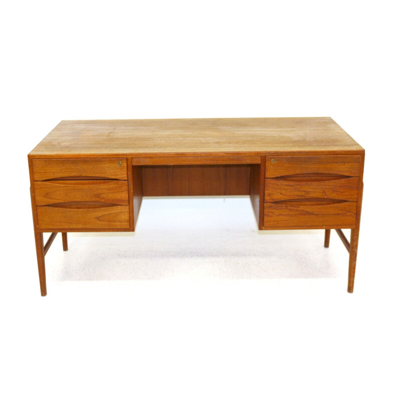 Bureau vintage en teck par Christian Moller, Danemark 1960