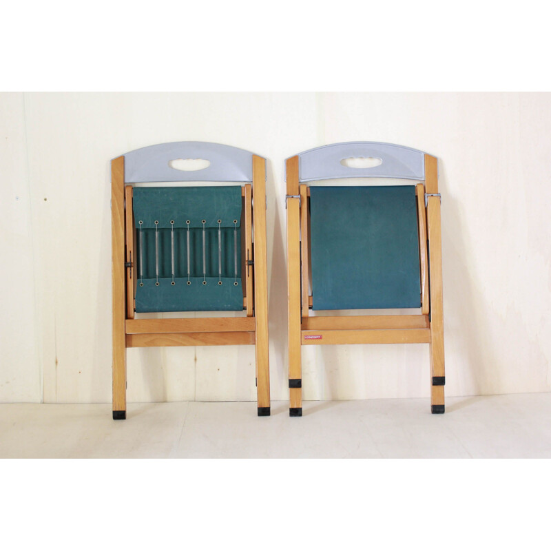 Vintage Dining Chairs by Foppapedretti, Italy 1980s