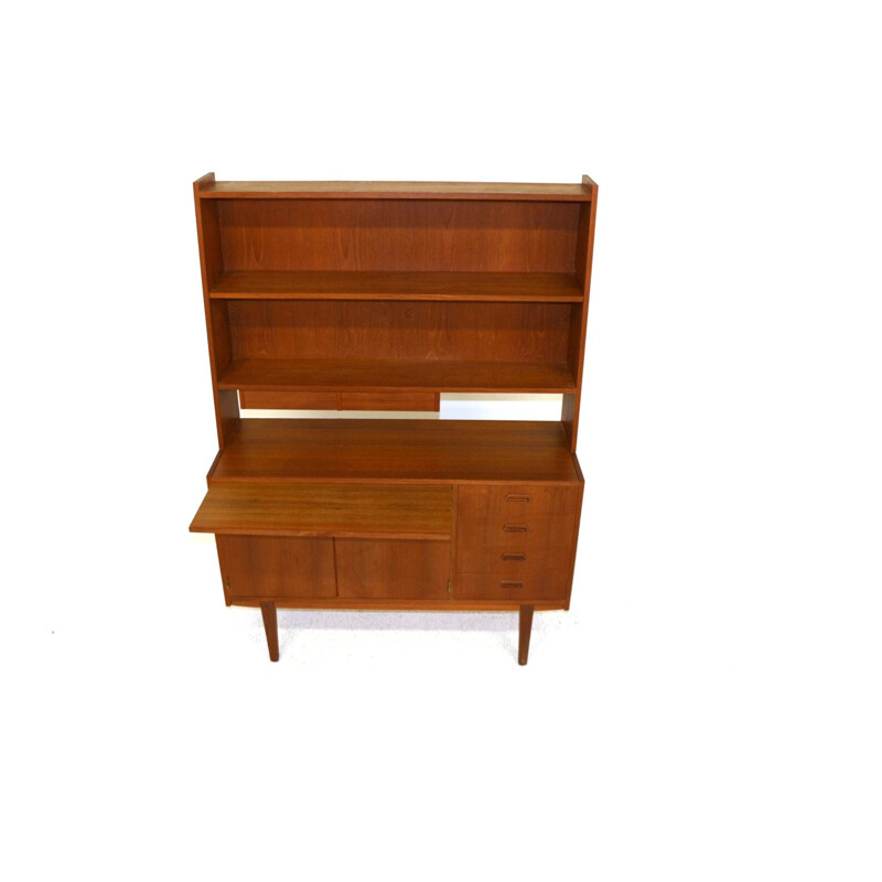 Vintage teak bookcase, Sweden 1960s