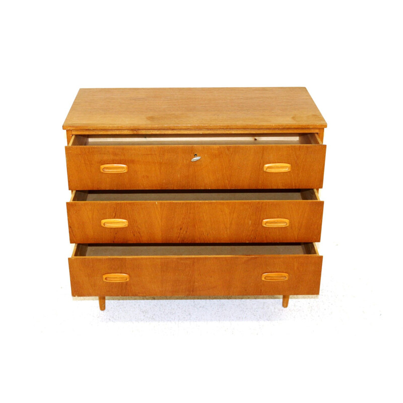 Vintage teak chest of drawers, Sweden 1950s