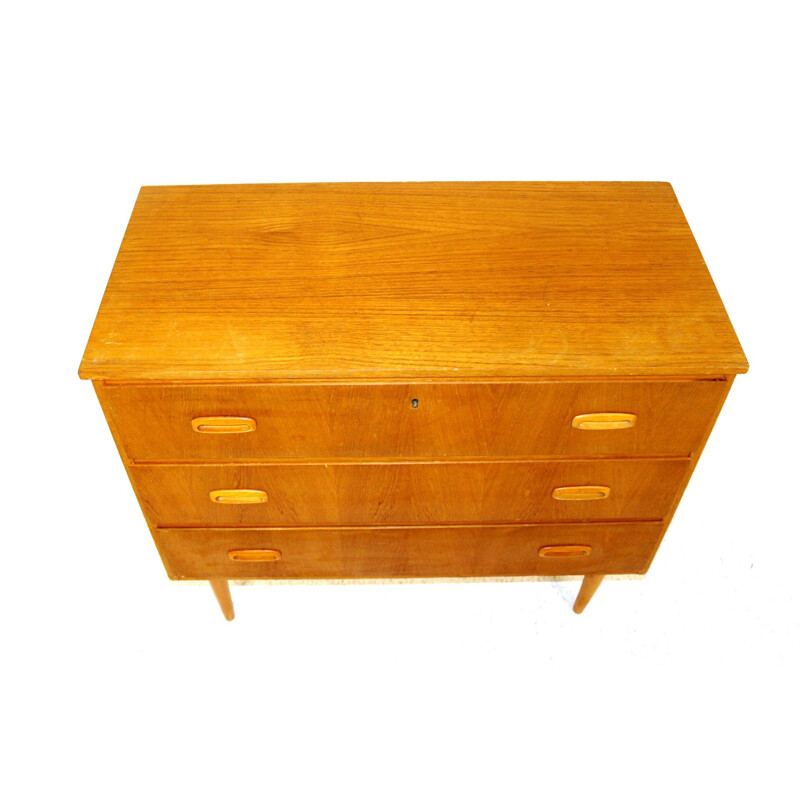 Vintage teak chest of drawers, Sweden 1950s