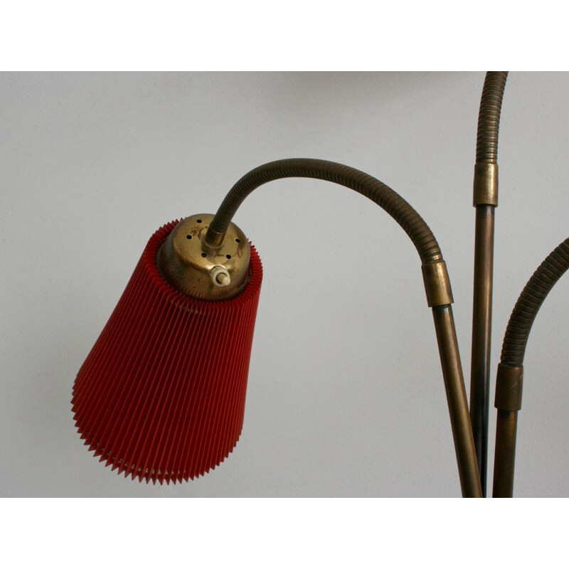 Lampadaire vintage italien avec bras amovibles - 1950