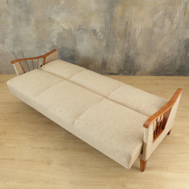 Canapé-lit de jour vintage en état d'origine 1950
