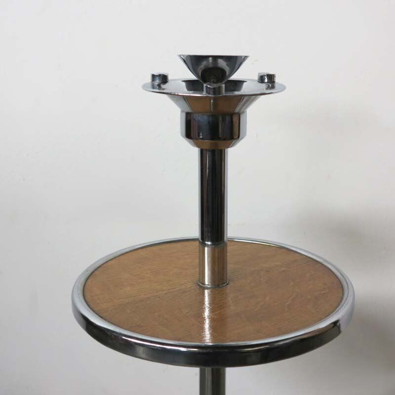 Vintage Art Deco ashtray on stand, 1930