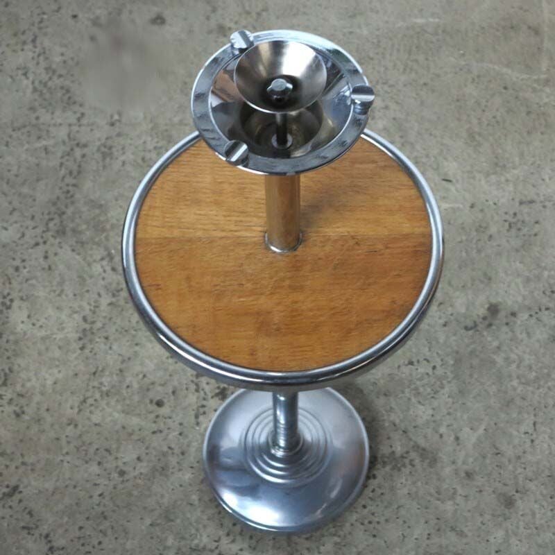 Vintage Art Deco ashtray on stand, 1930