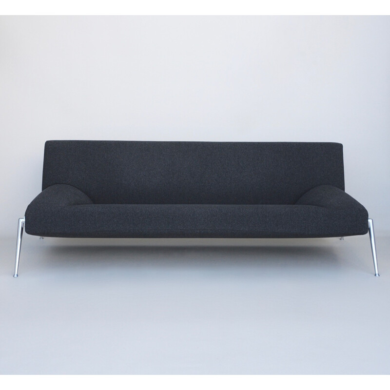 Interprofil daybed sofa in grey fabric, Stefan HEILIGER - 1990s