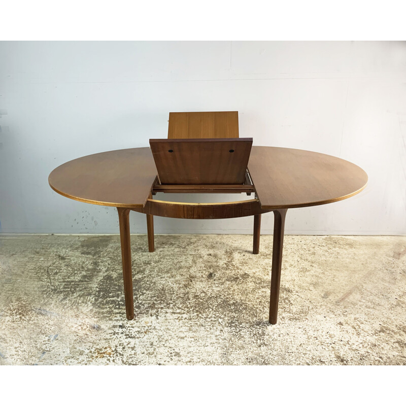 Vintage extending dining table by A.H. Mcintosh, Scotland 1970s