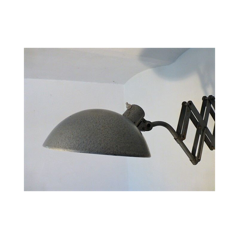 Vintage telescopic workshop wall lamp 1960s