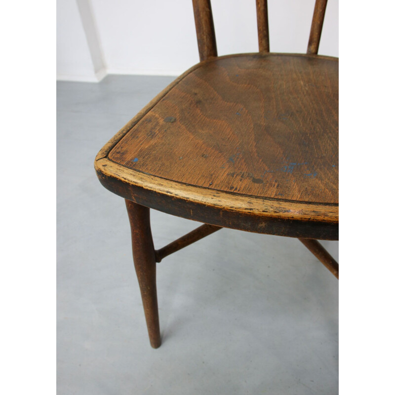 Vintage-Stuhl aus Bugholz von Johann Kohn and Co 1930
