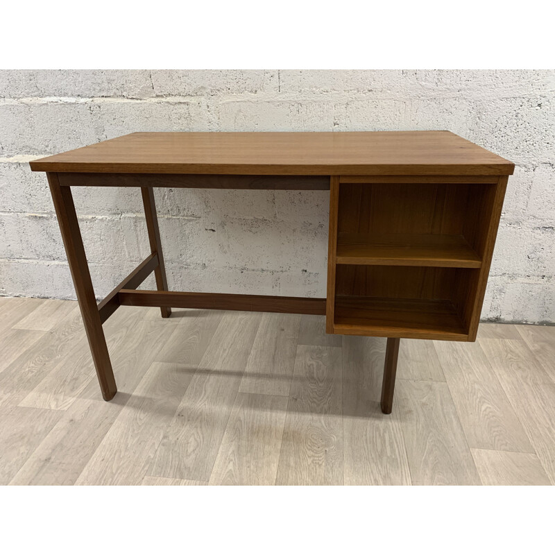 Vintage double-sided desk, Scandinavian 1960s